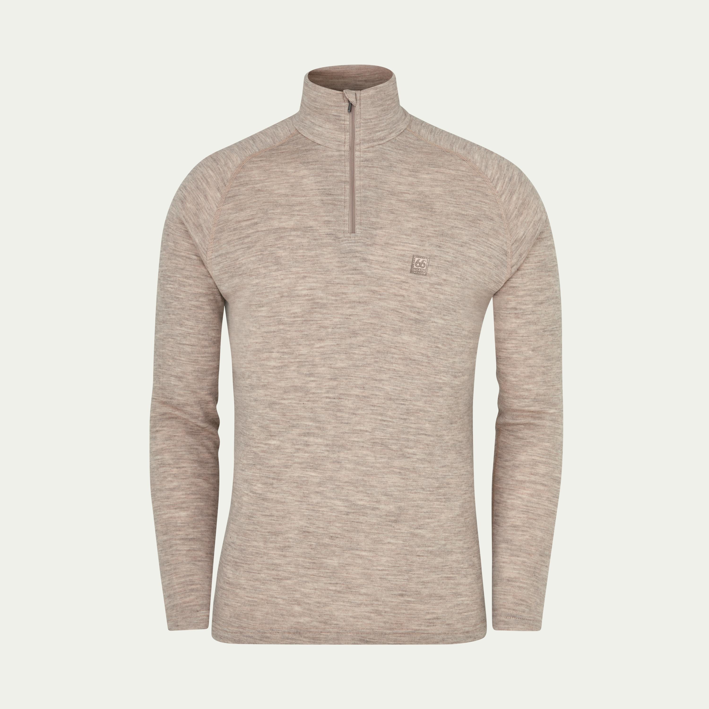 Men - Men's Básar Zip Neck - Arctic Fox – 66°North