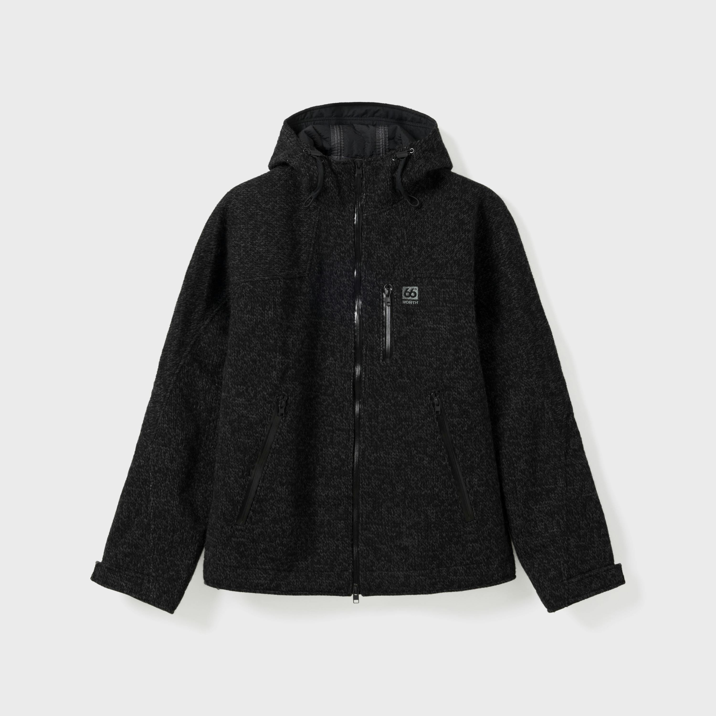 Men - Vindur Wool Jacket - Black Sand – 66°North