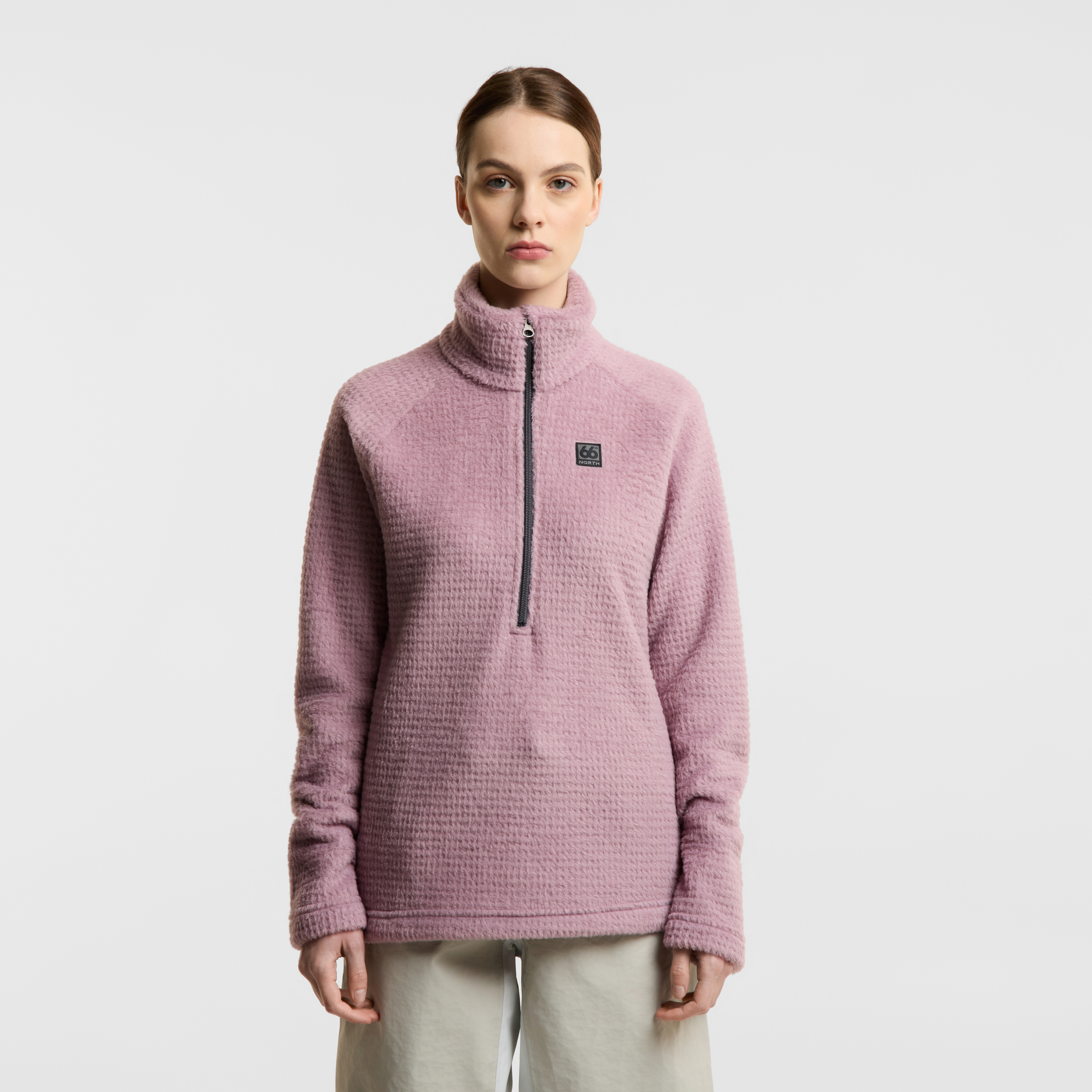 Women - Women's Hrannar Zip Neck - Blueberry Milk – 66°North