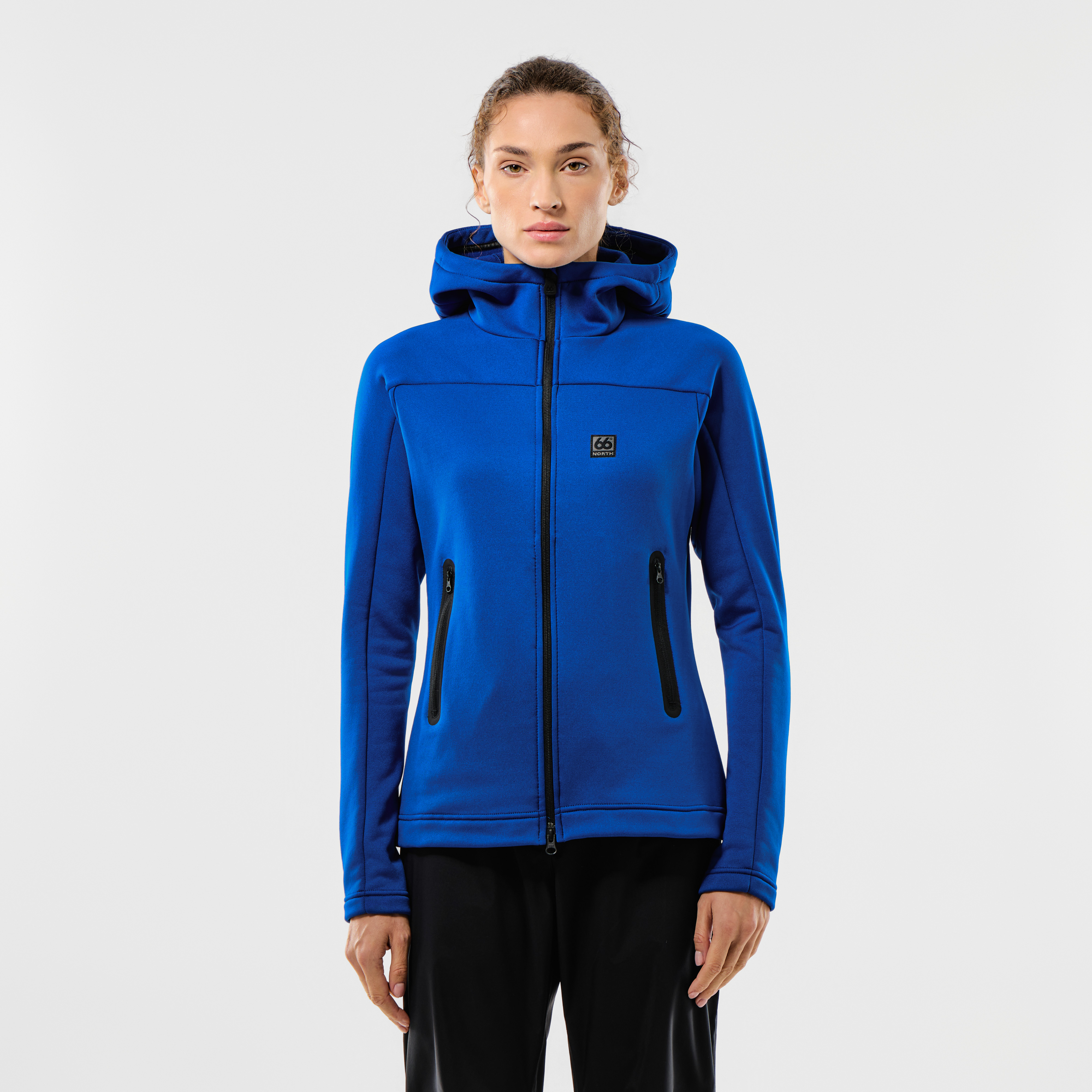 Foujita　a⑥ Women - Snaefell W Hoodie - Blue Trawler – 66°North