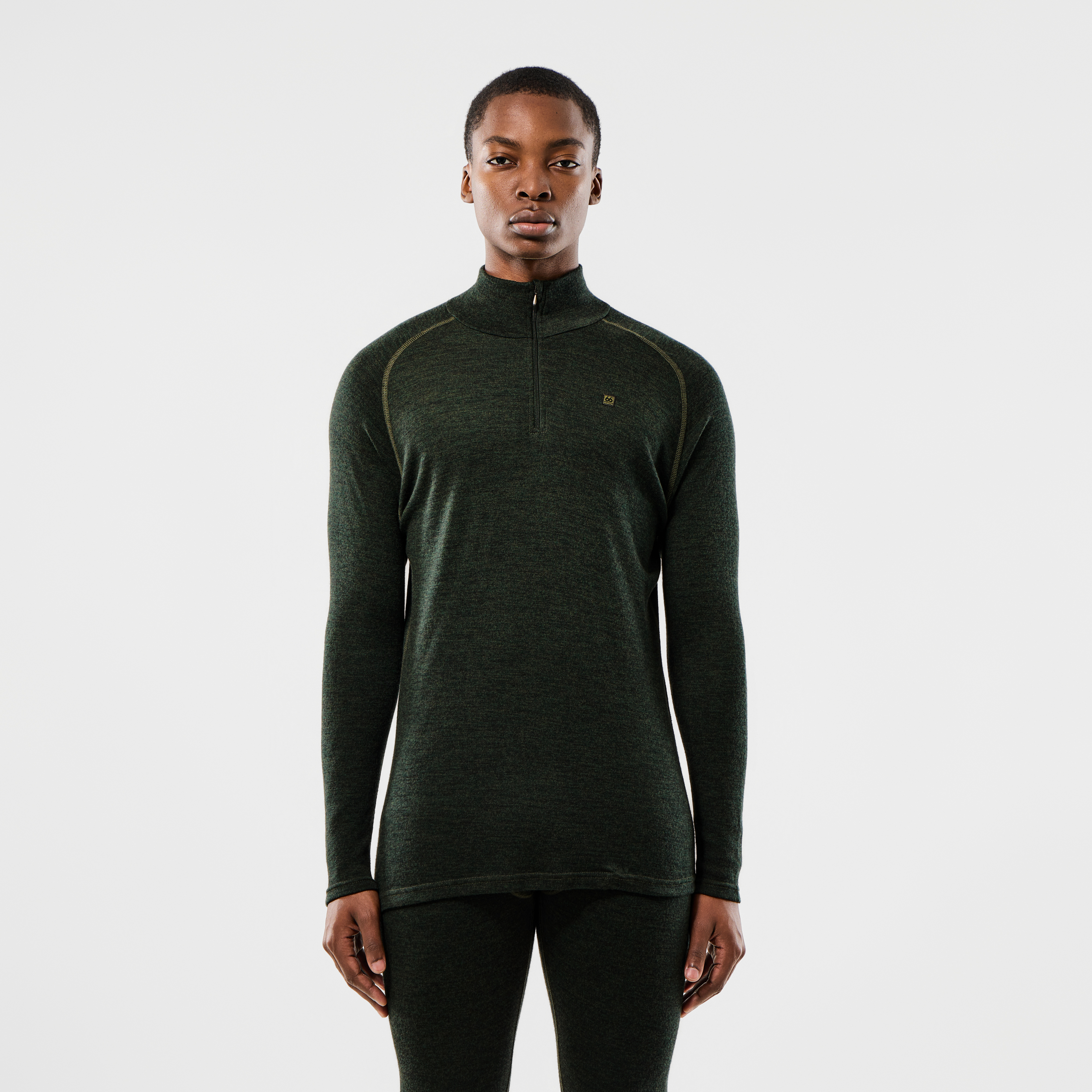 Men - Men's Básar Zip Neck - Alpine Grimmia – 66°North