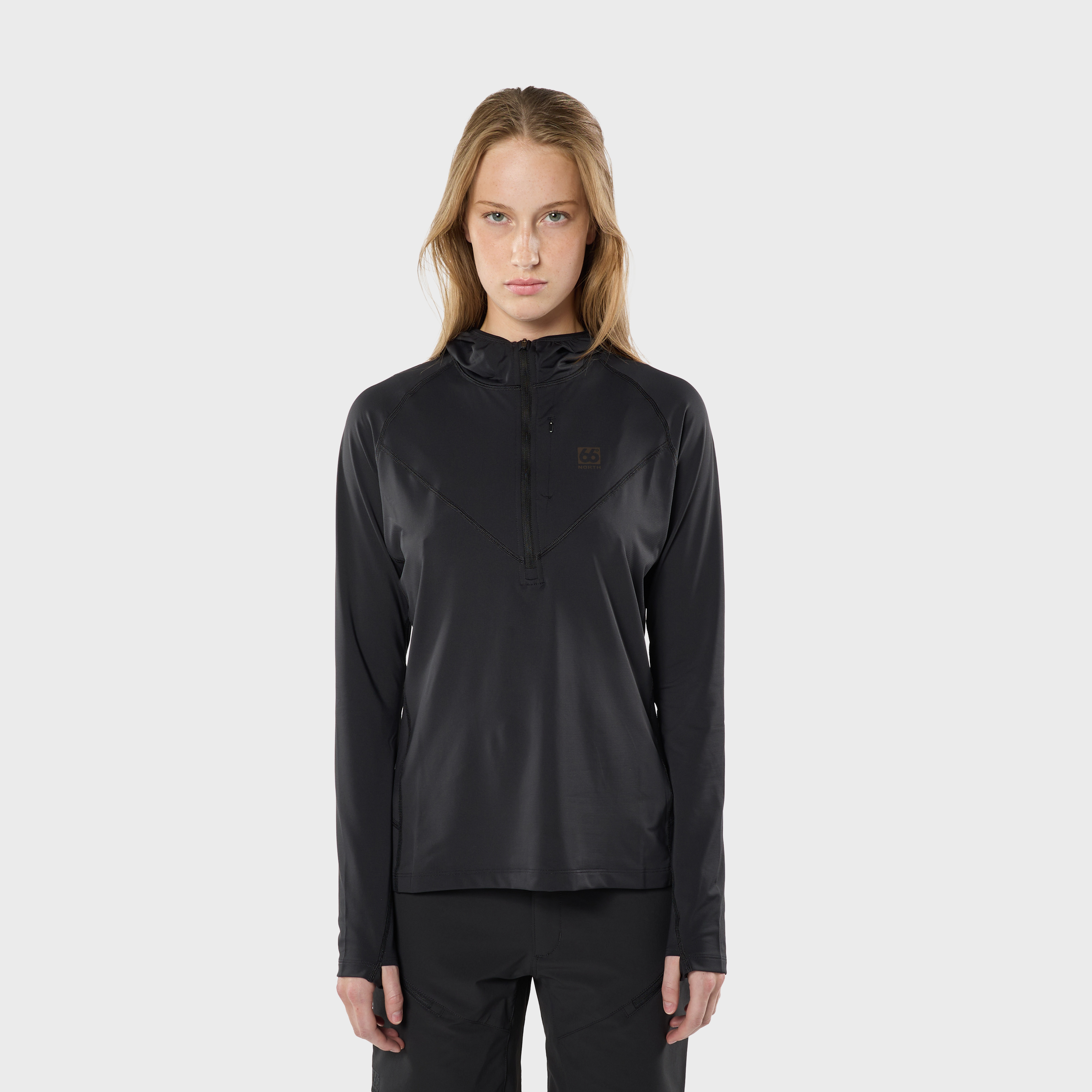 Women - Women's Ljósufjöll Hoodie - Black – 66°North