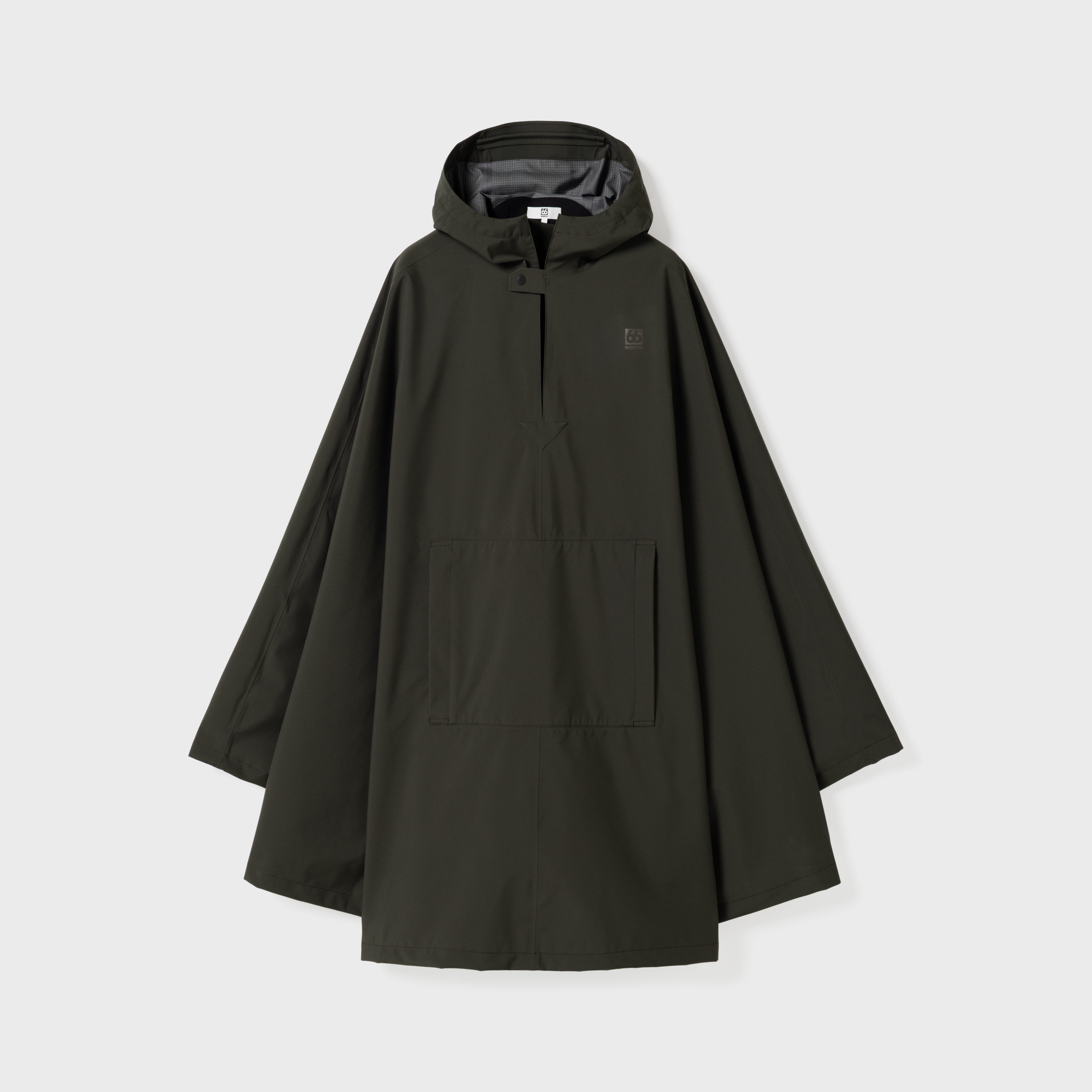 Men - Aðalvík Packable Rain Poncho - Alpine Grimmia – 66°North