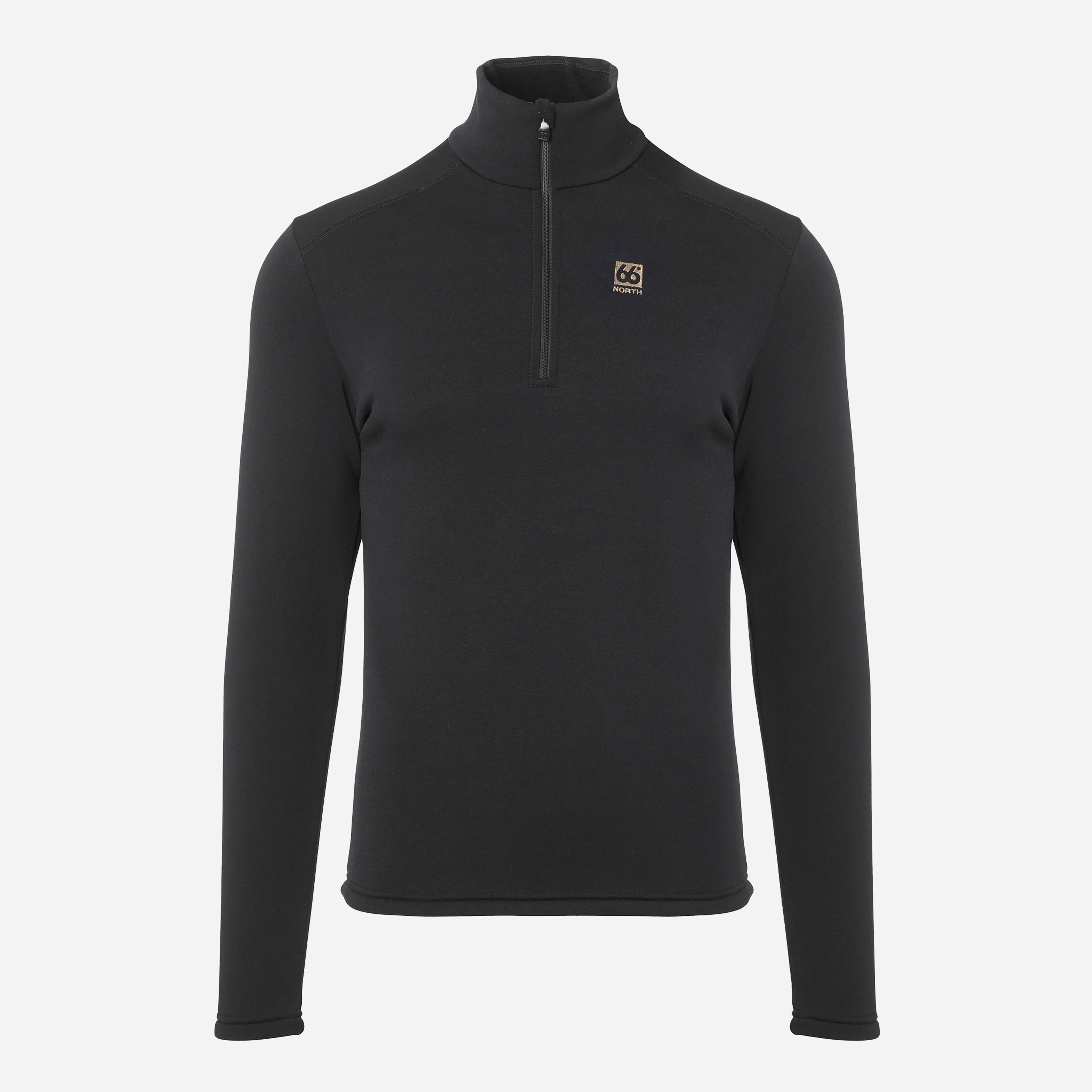 Men - Men's Vík Zip Neck - Black – 66°North