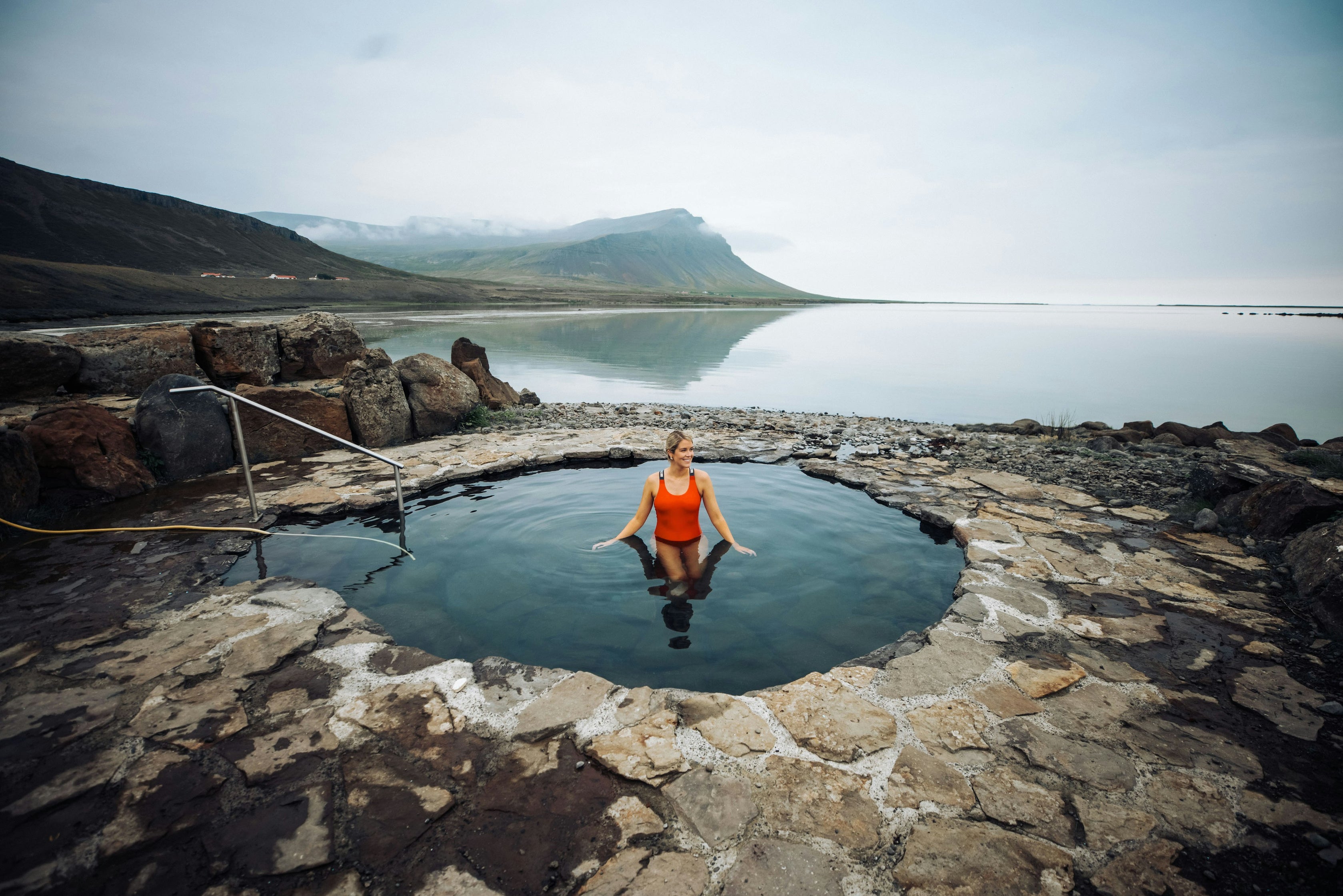Bathing in Iceland