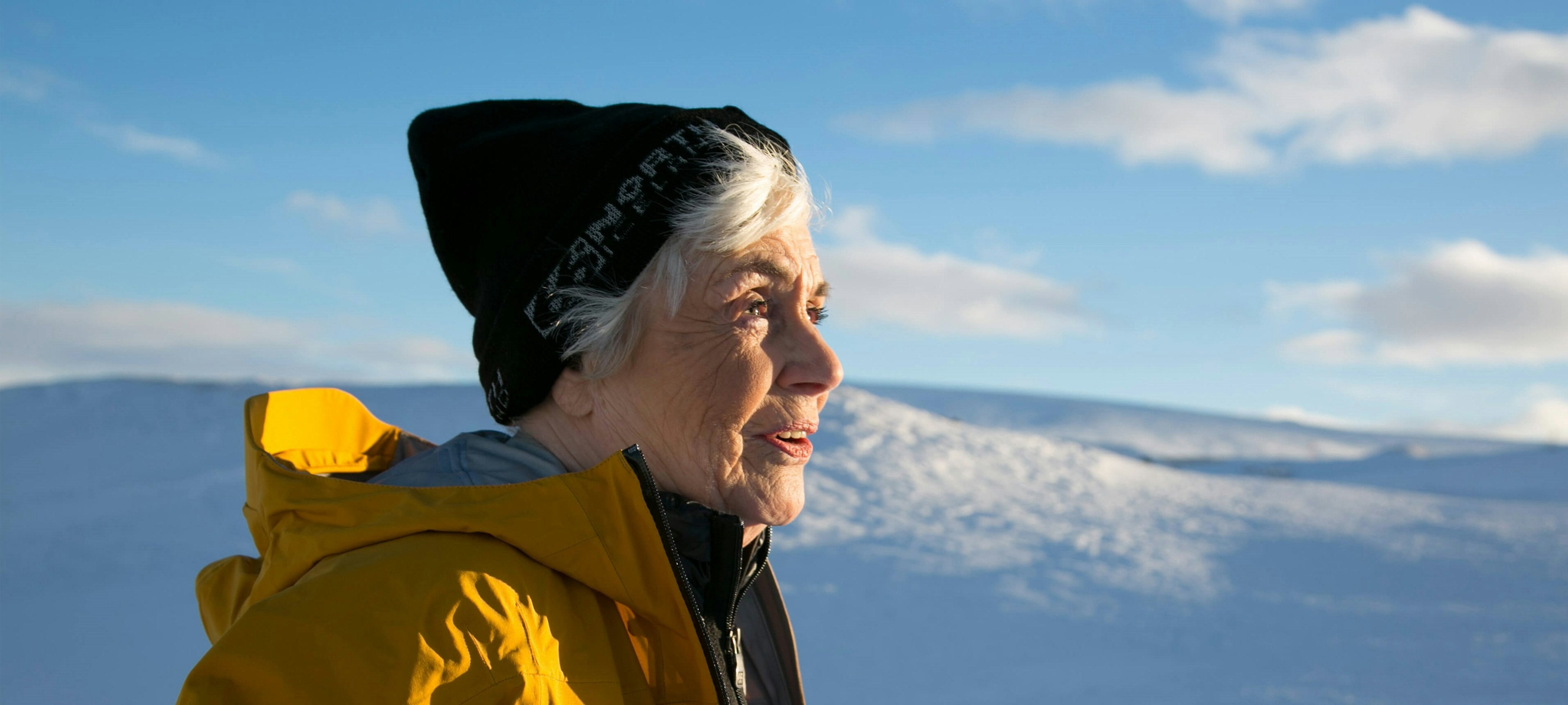 66°North campaign starring 81-year-old