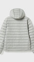 Men's Keilir Hooded Down Jacket Grey Sky