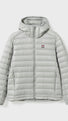 Men's Keilir Hooded Down Jacket Grey Sky