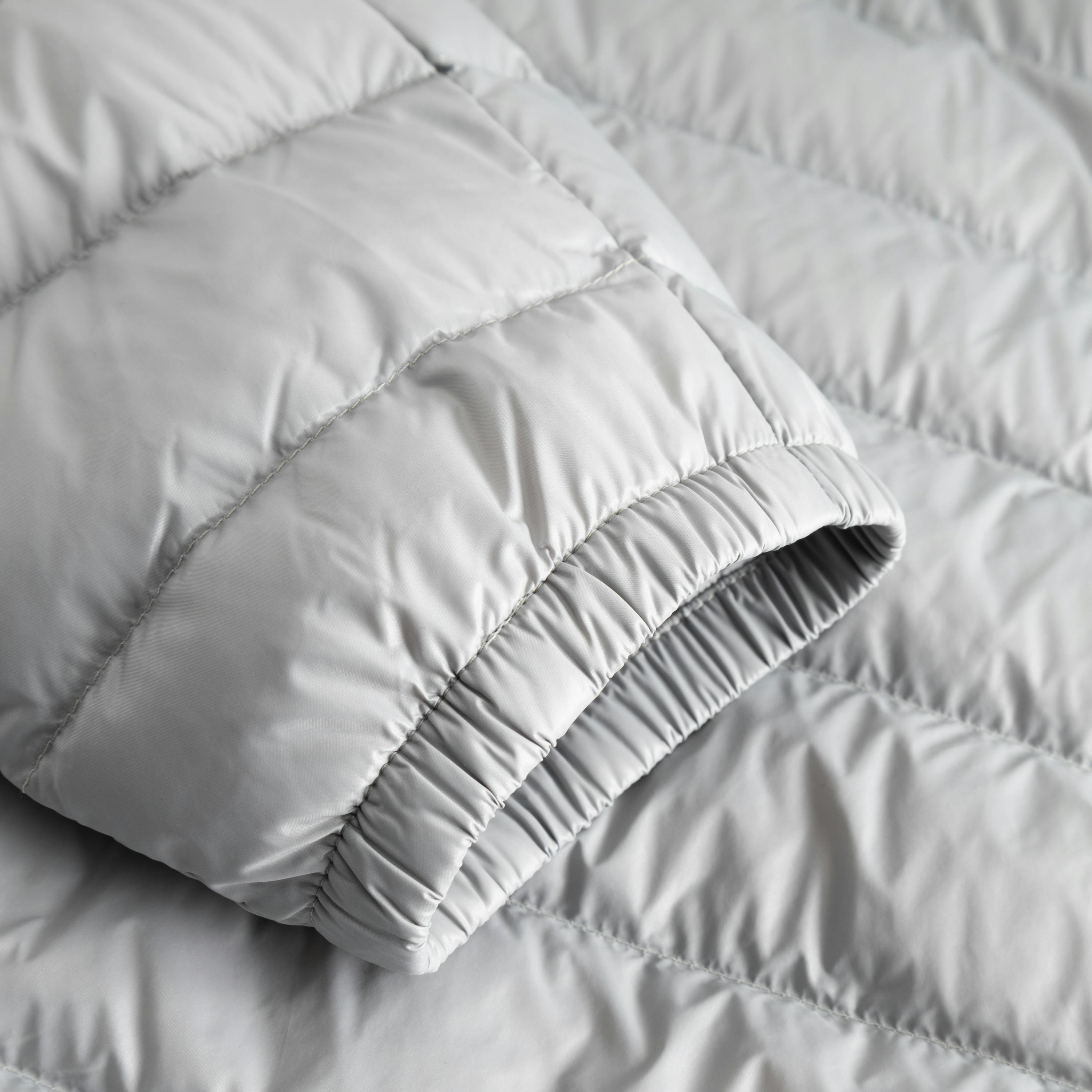 Men's Keilir Hooded Down Jacket Grey Sky