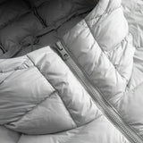 Men's Keilir Hooded Down Jacket Grey Sky