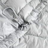 Men's Keilir Hooded Down Jacket Grey Sky