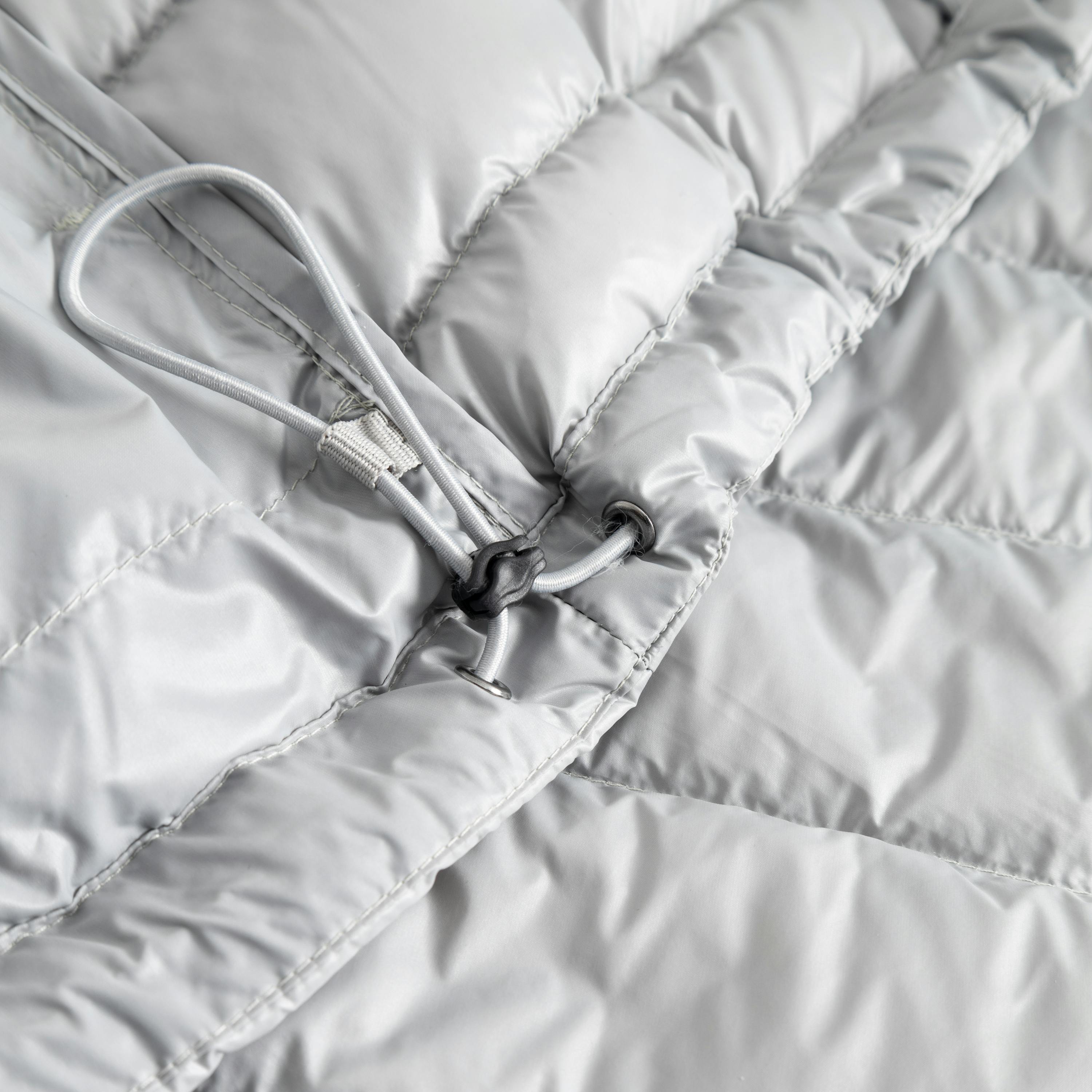 Men's Keilir Hooded Down Jacket Grey Sky