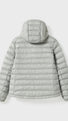 Woman's Keilir Hooded Down Jacket Grey Sky