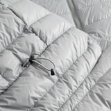 Woman's Keilir Hooded Down Jacket Grey Sky