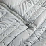 Woman's Keilir Hooded Down Jacket Grey Sky