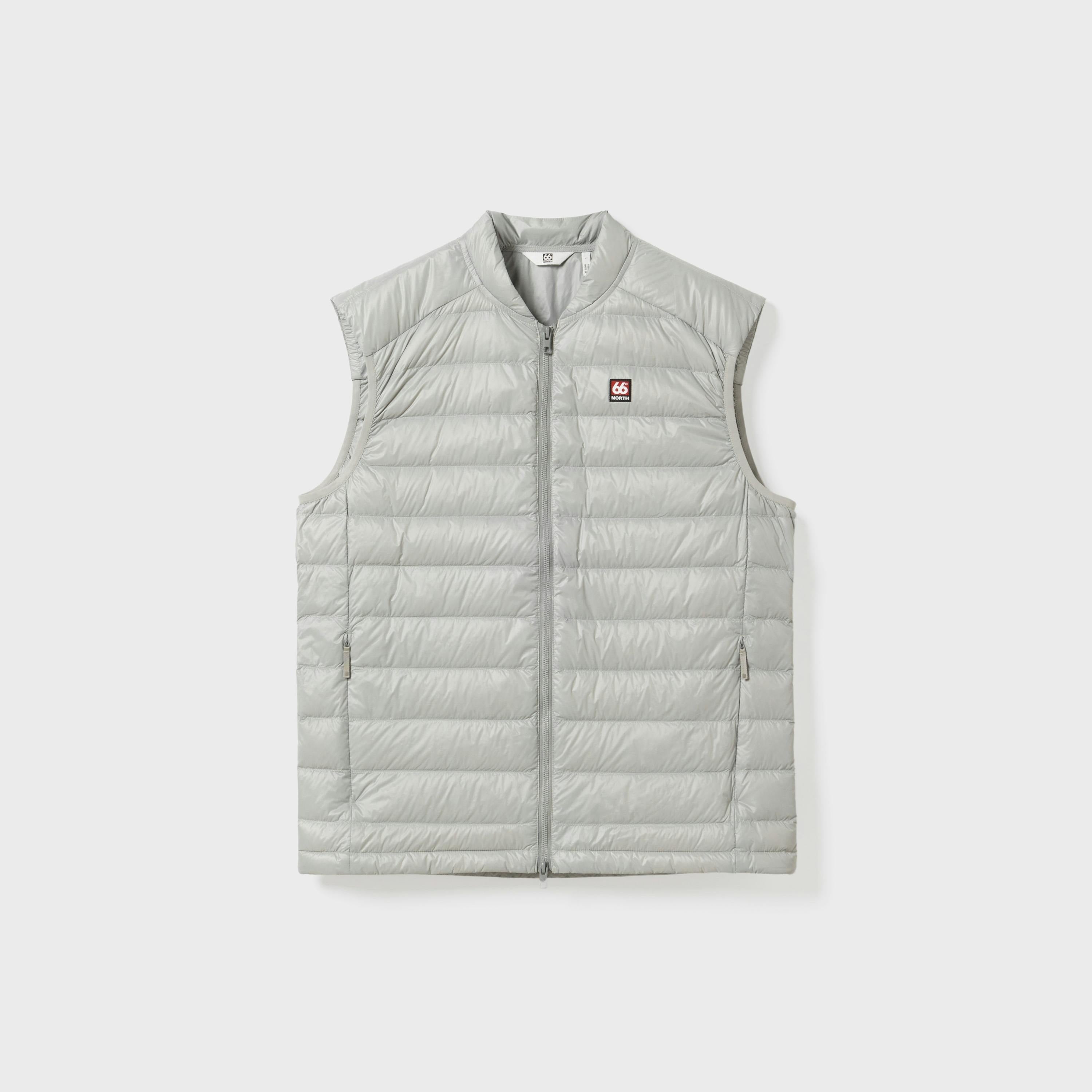 Men's Keilir Down Vest Grey Sky