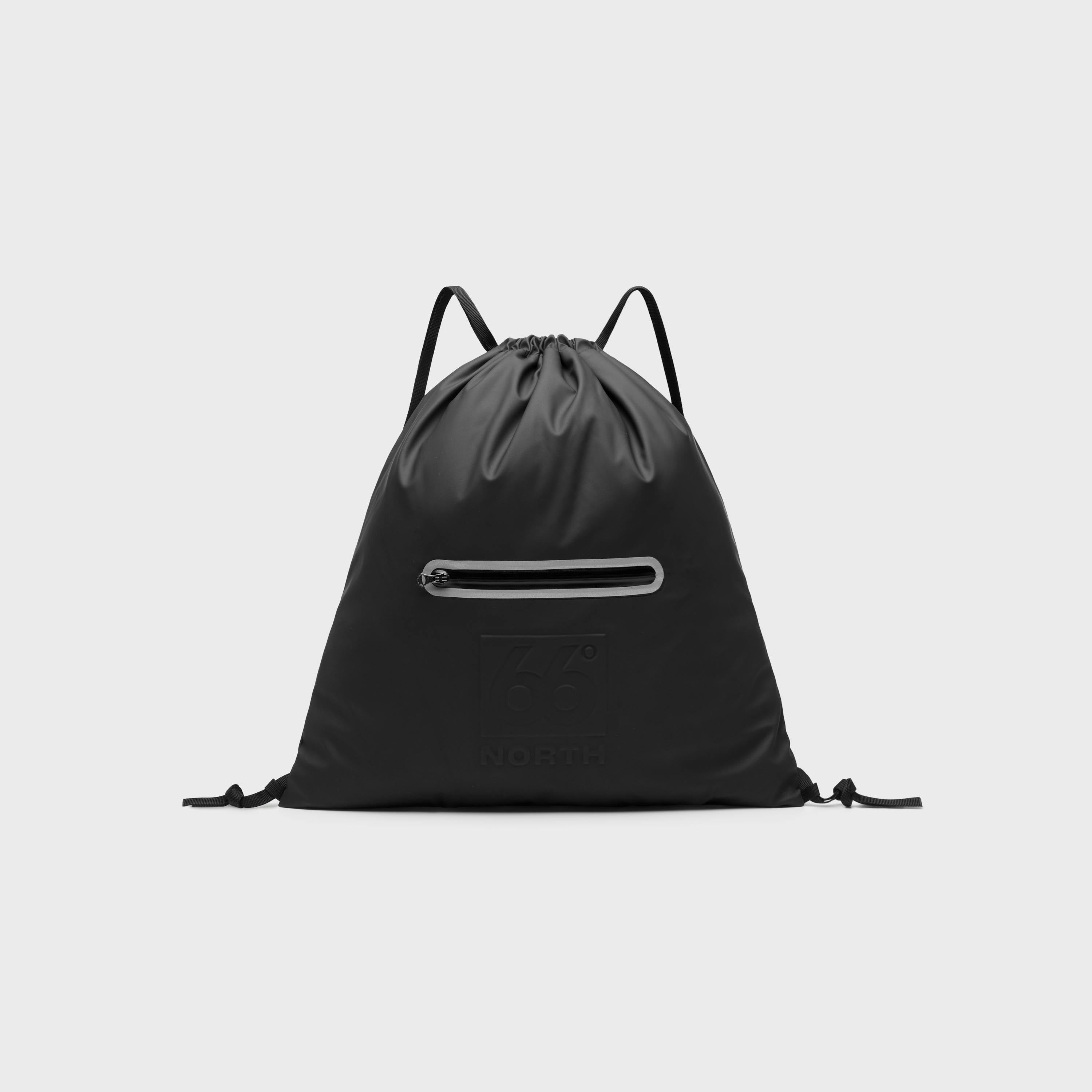 66°North Drawstring Bag Black