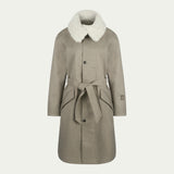 Sölvhóll trench coat Gravel