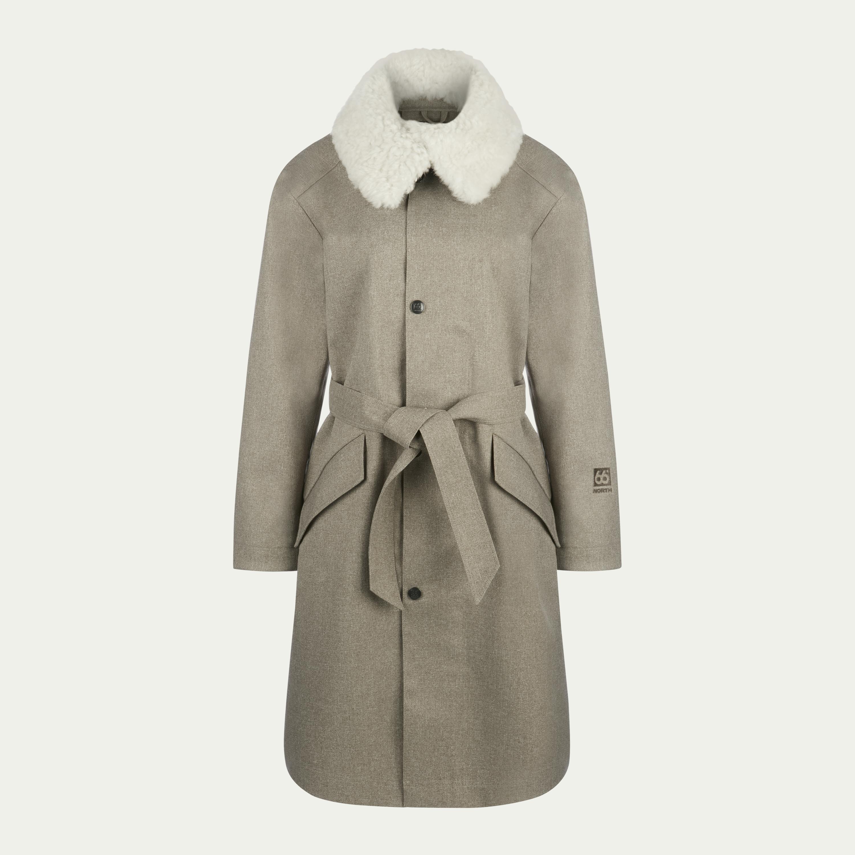 Sölvhóll trench coat Gravel