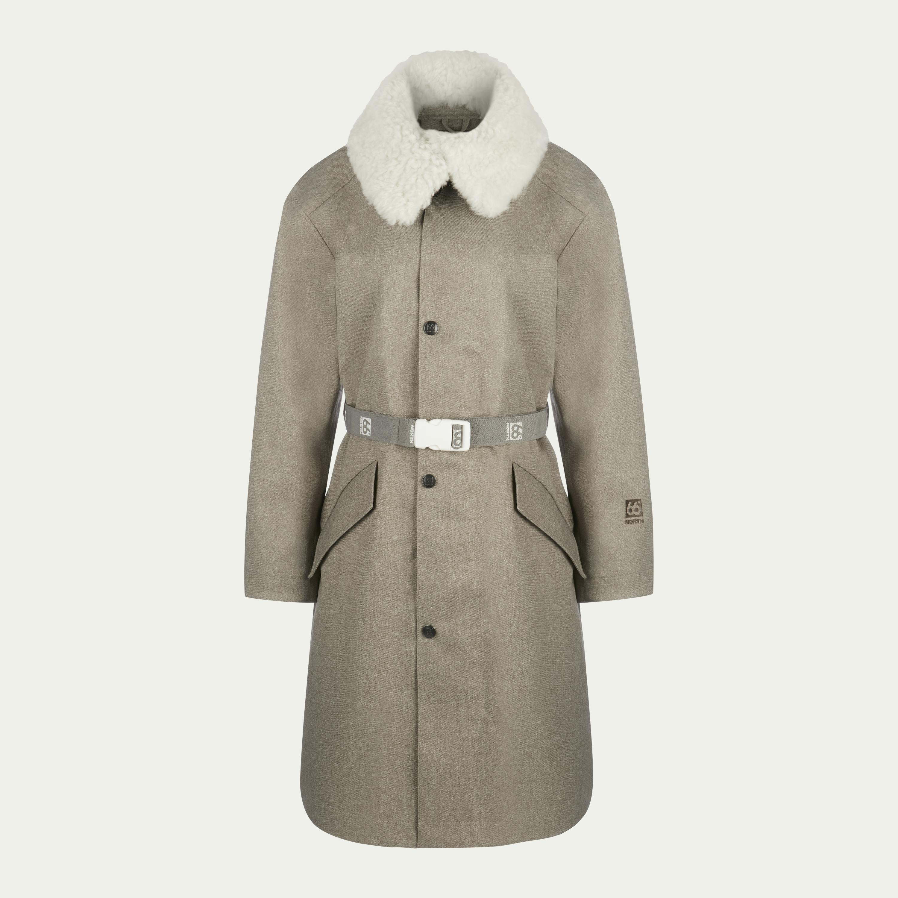 Sölvhóll trench coat Gravel