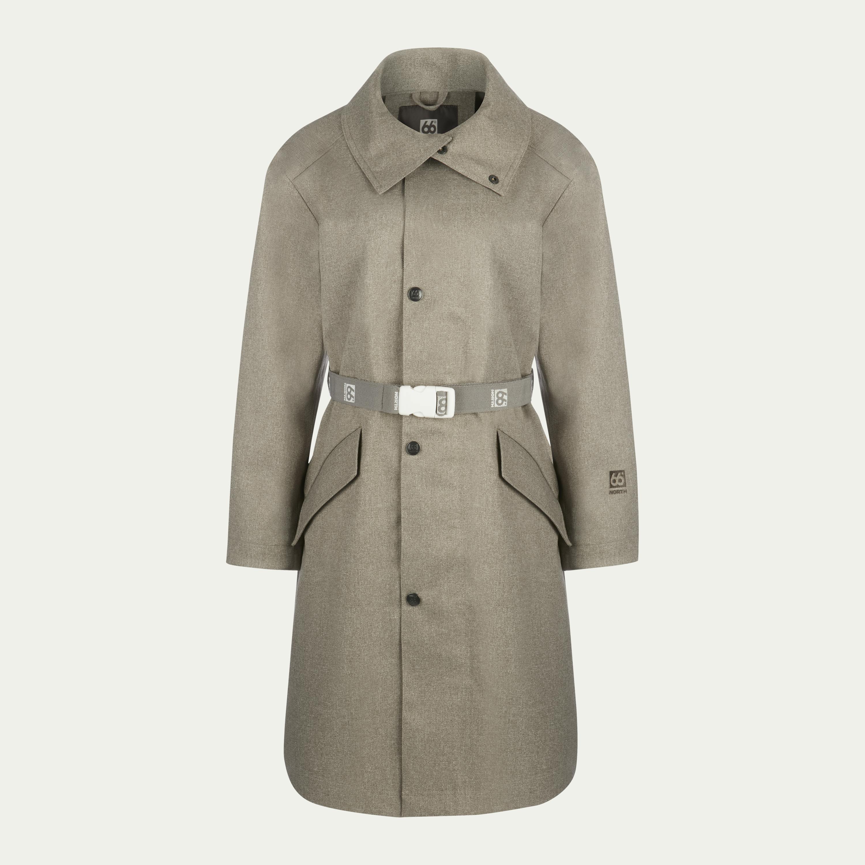 Sölvhóll trench coat Gravel