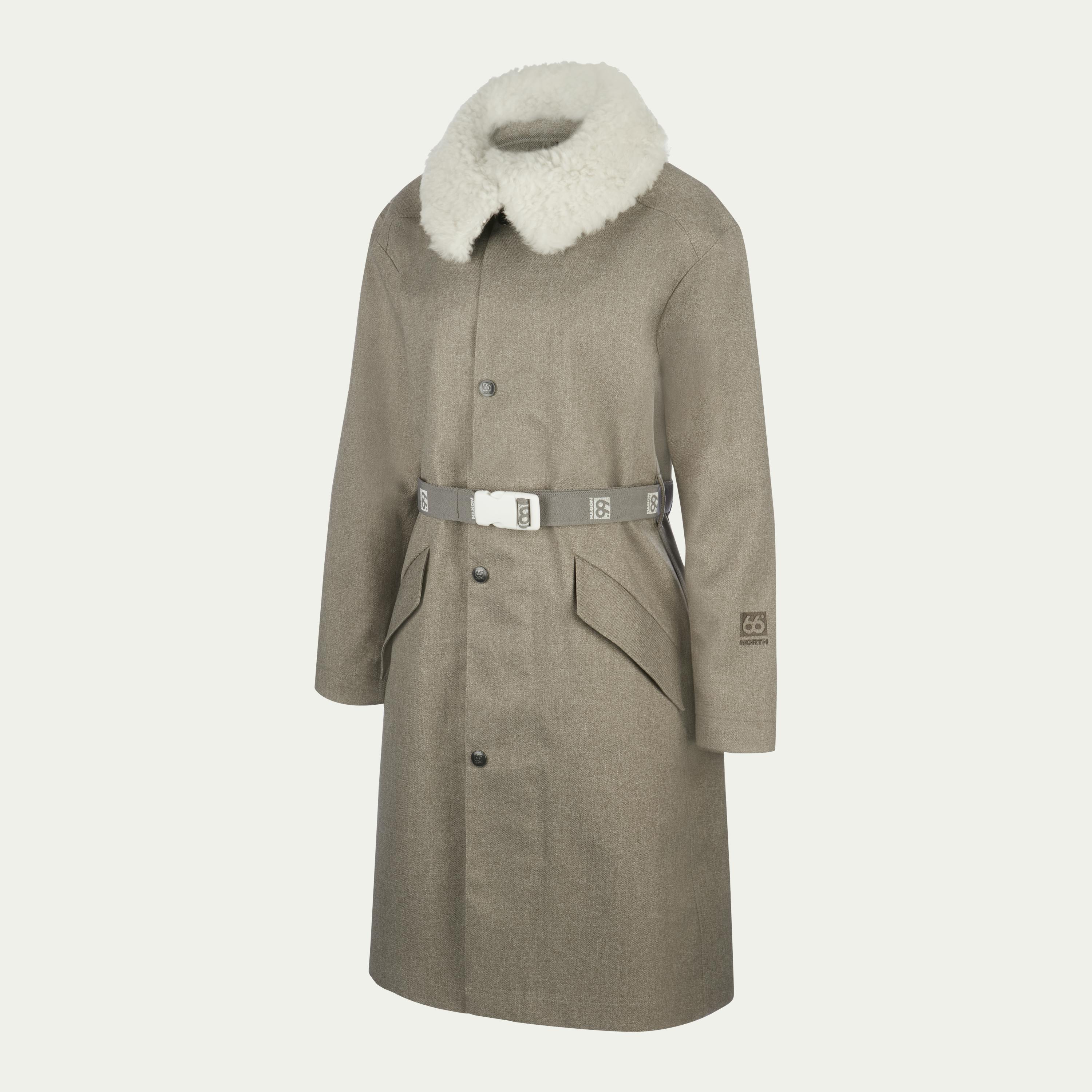 Sölvhóll trench coat Gravel