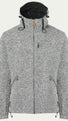 Vindur Fleece Lined wool jacket Light Grey