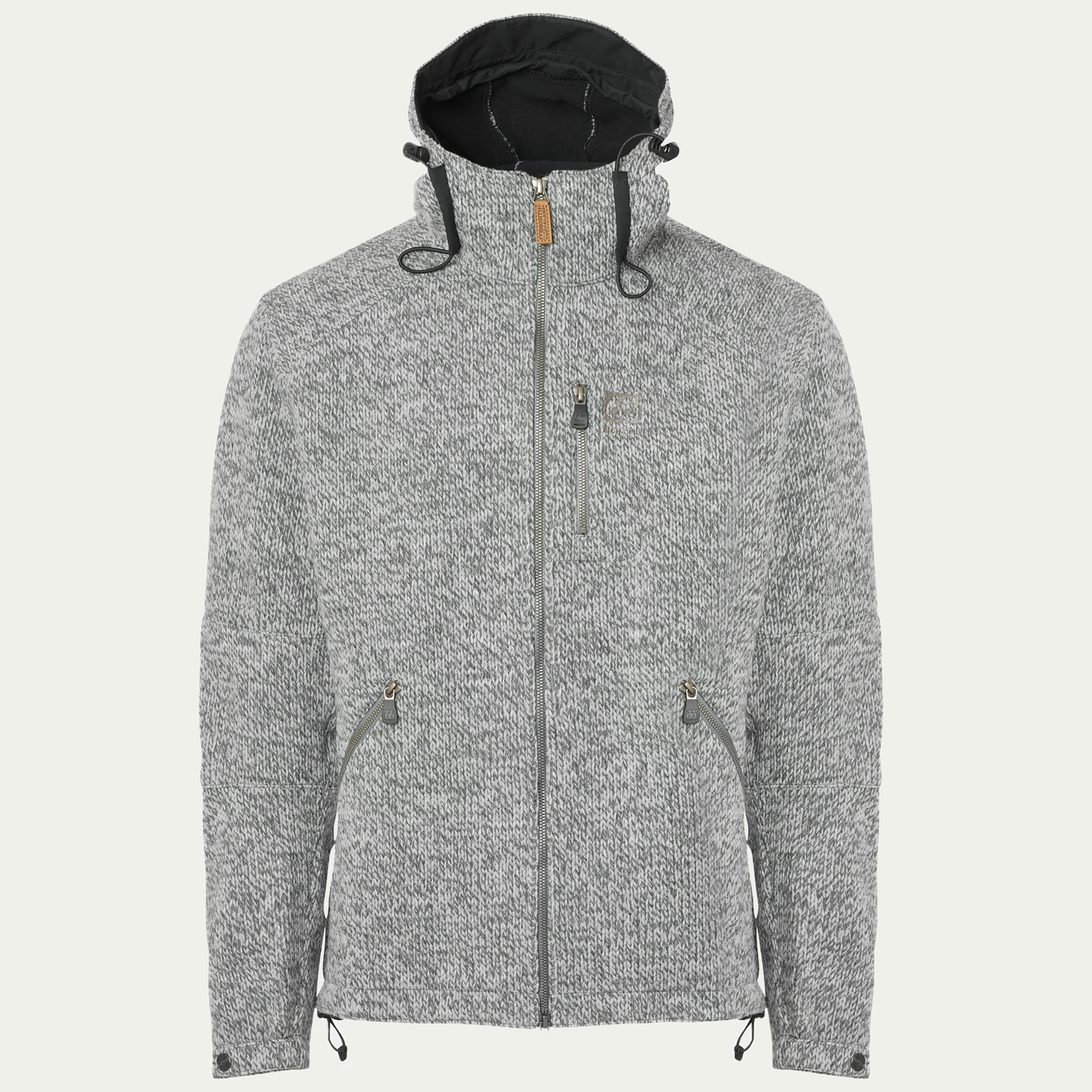 Vindur Fleece Lined wool jacket Light Grey