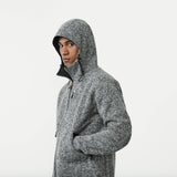 Vindur Fleece Lined wool jacket Light Grey