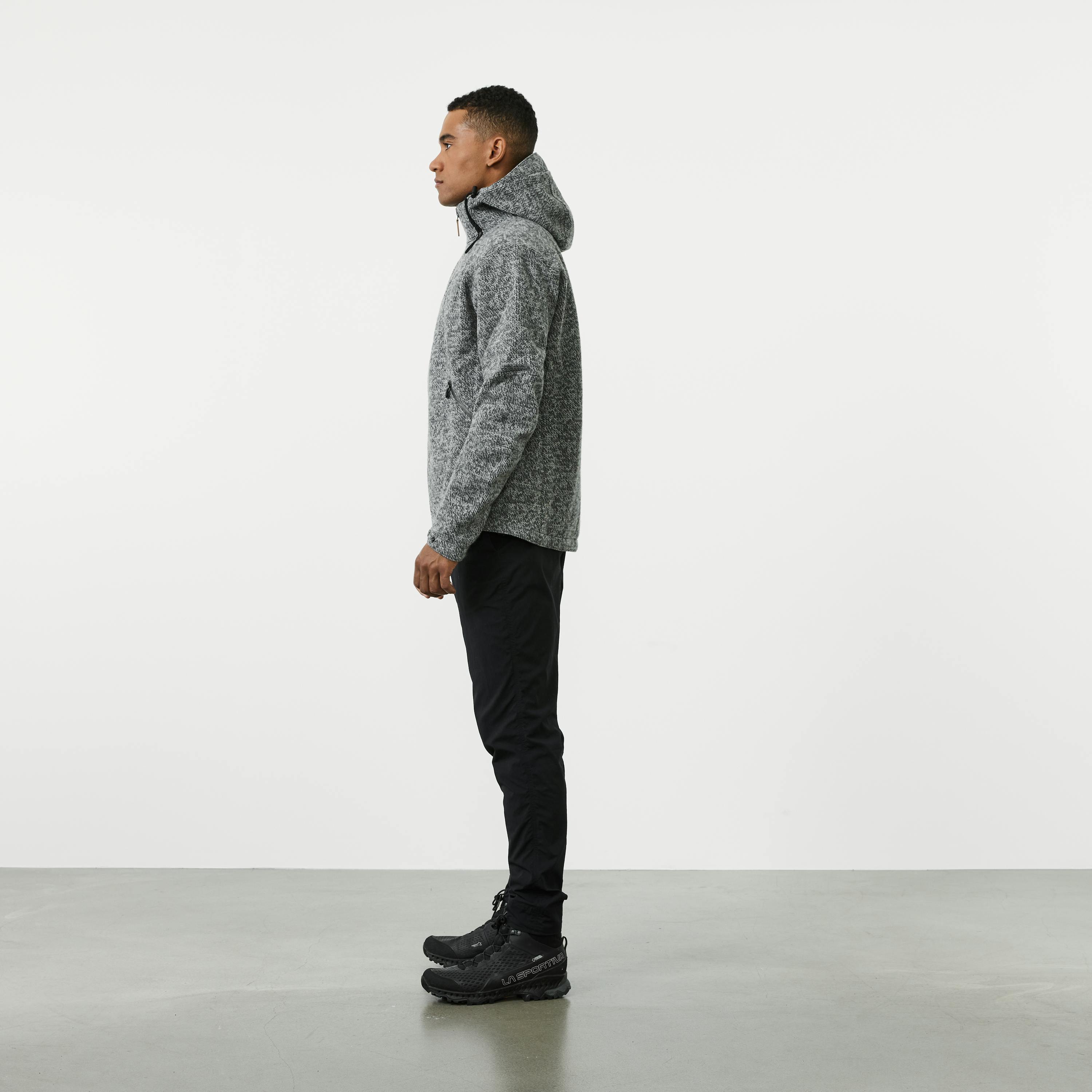 Vindur Fleece Lined wool jacket Light Grey