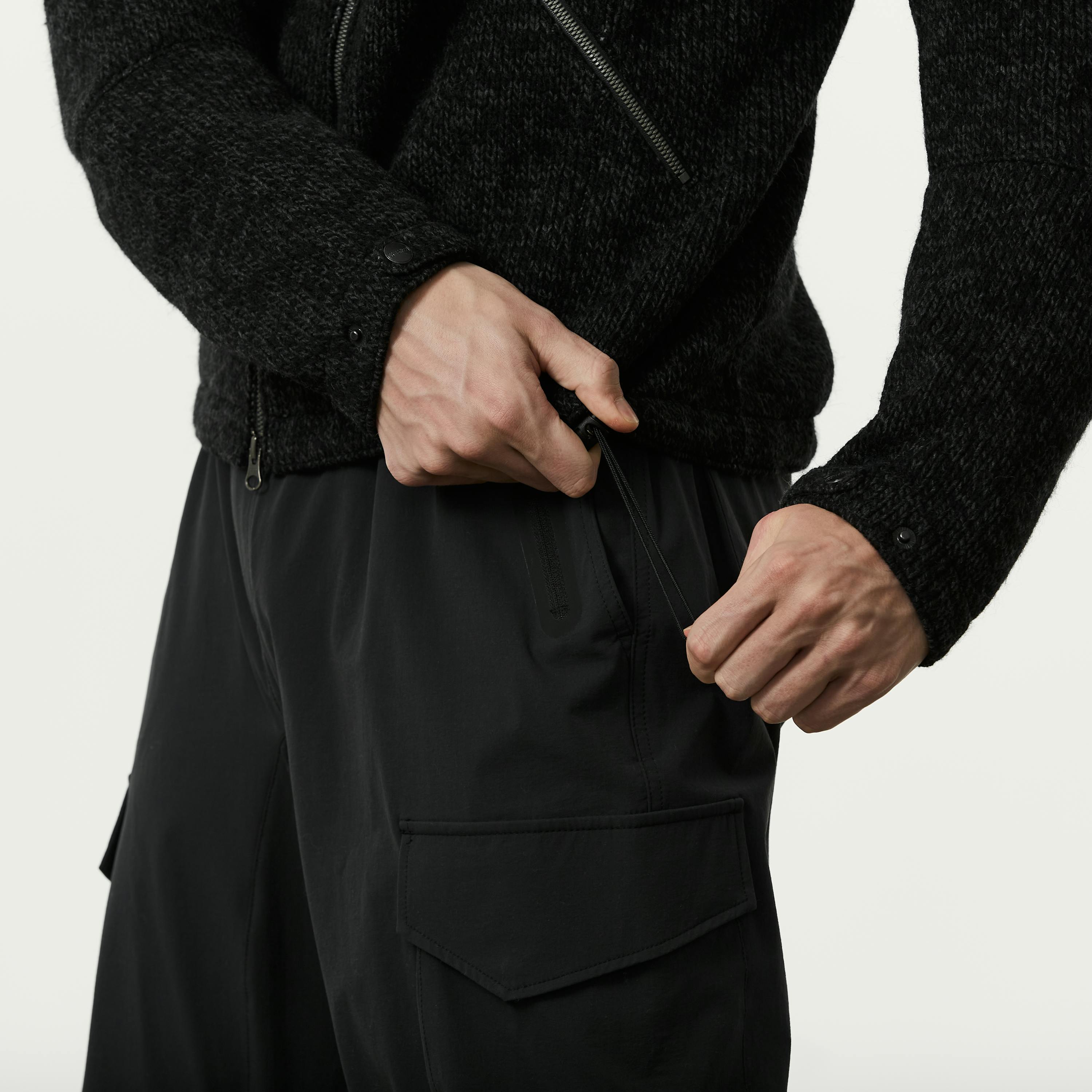 Vindur Fleece Lined wool jacket Charcoal