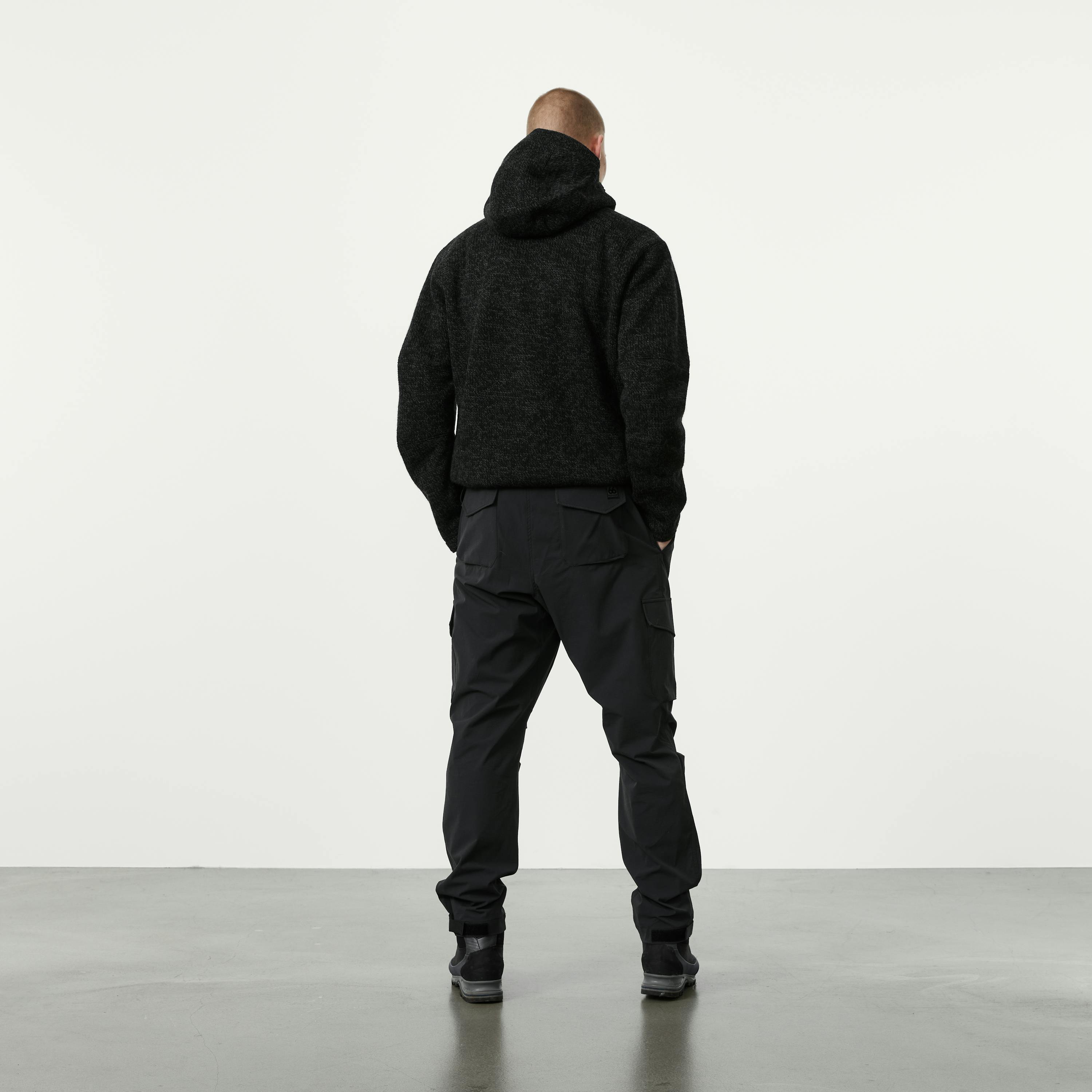 Vindur Fleece Lined wool jacket Charcoal