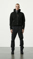 Vindur Fleece Lined wool jacket Charcoal