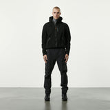 Vindur Fleece Lined wool jacket Charcoal