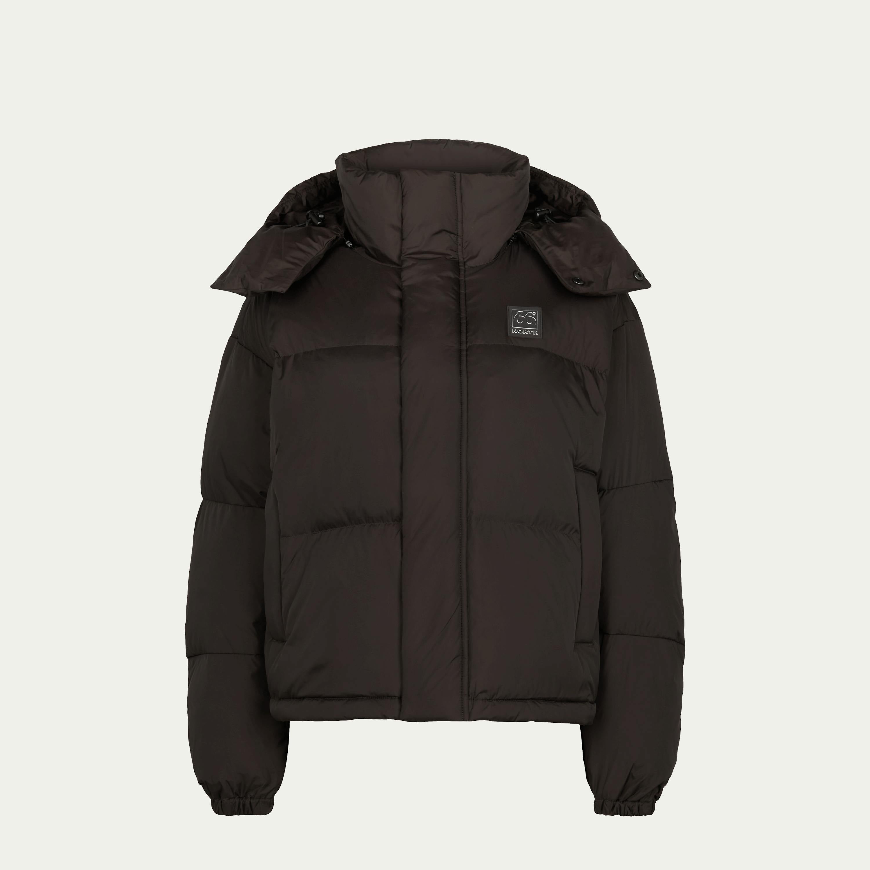 Women - Women's Dyngja Down Cropped Jacket - Licorice – 66°North