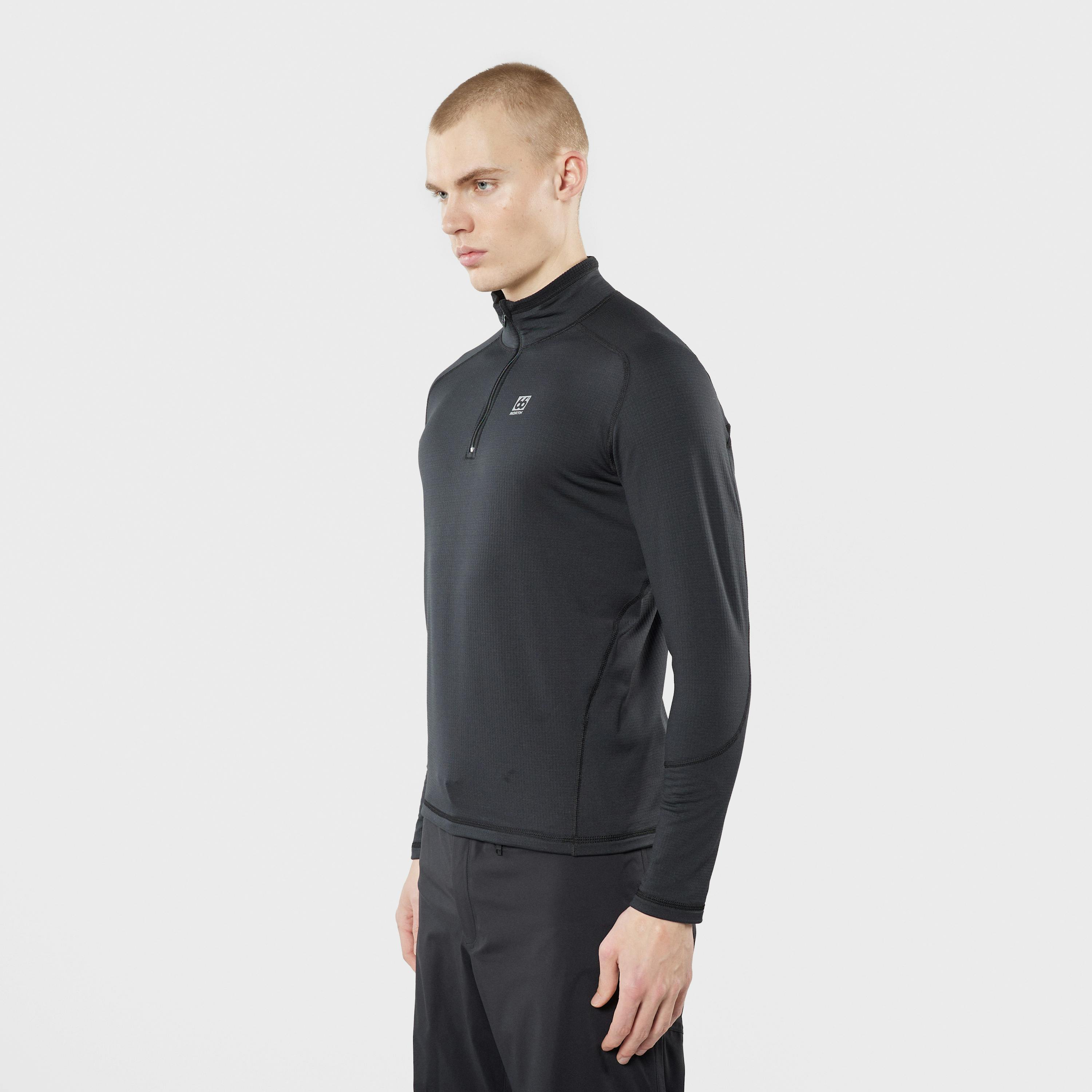 Men - Men's Grettir Zip Neck - Black – 66°North