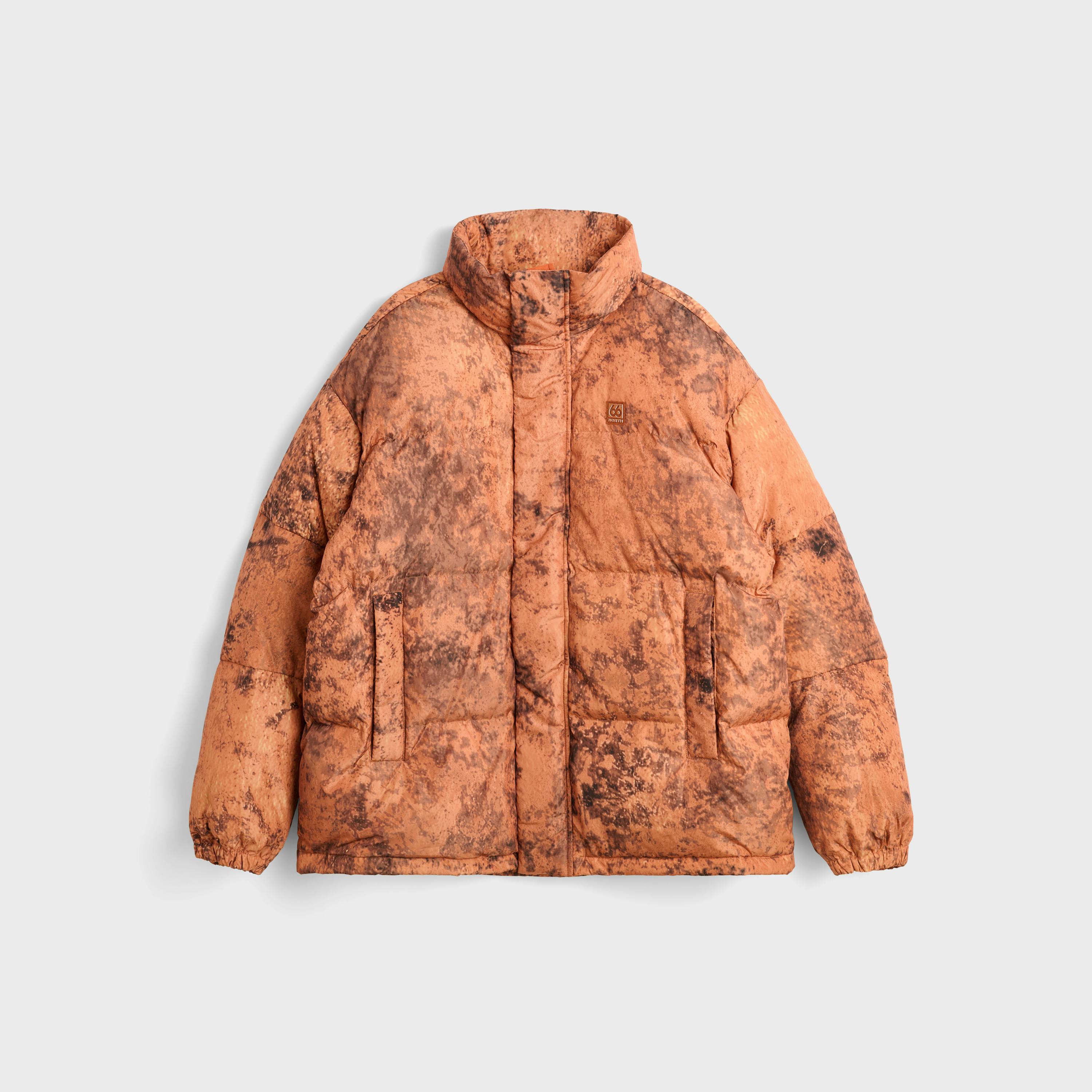 Dyngja Down Jacket Fisherman Print