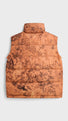Dyngja Down Vest Fisherman Print