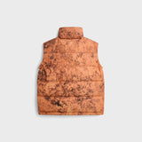 Dyngja Down Vest Fisherman Print