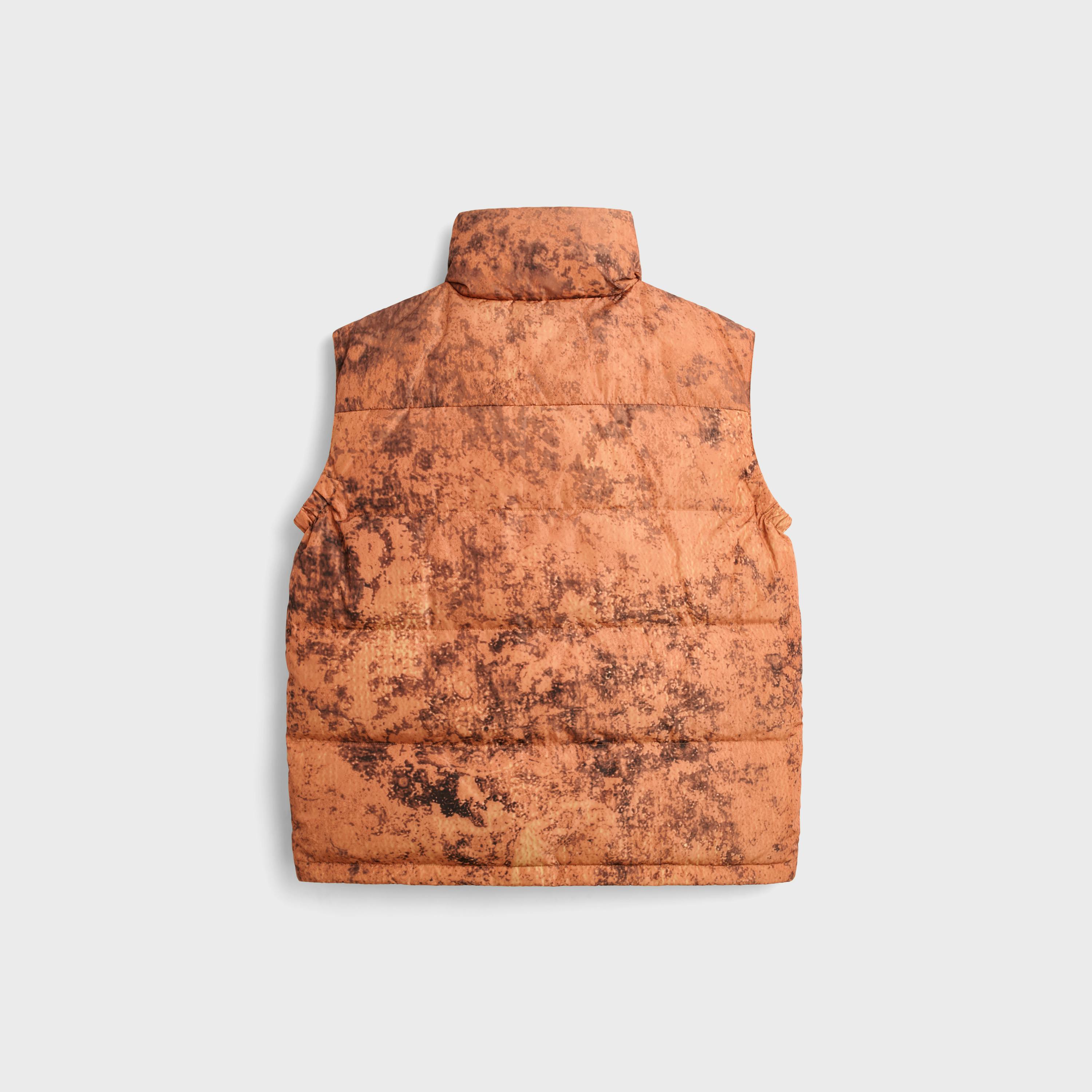 Dyngja Down Vest Fisherman Print