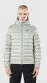 Men's Keilir Hooded Down Jacket Grey Sky