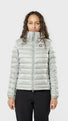Woman's Keilir Hooded Down Jacket Grey Sky