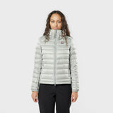 Woman's Keilir Hooded Down Jacket Grey Sky