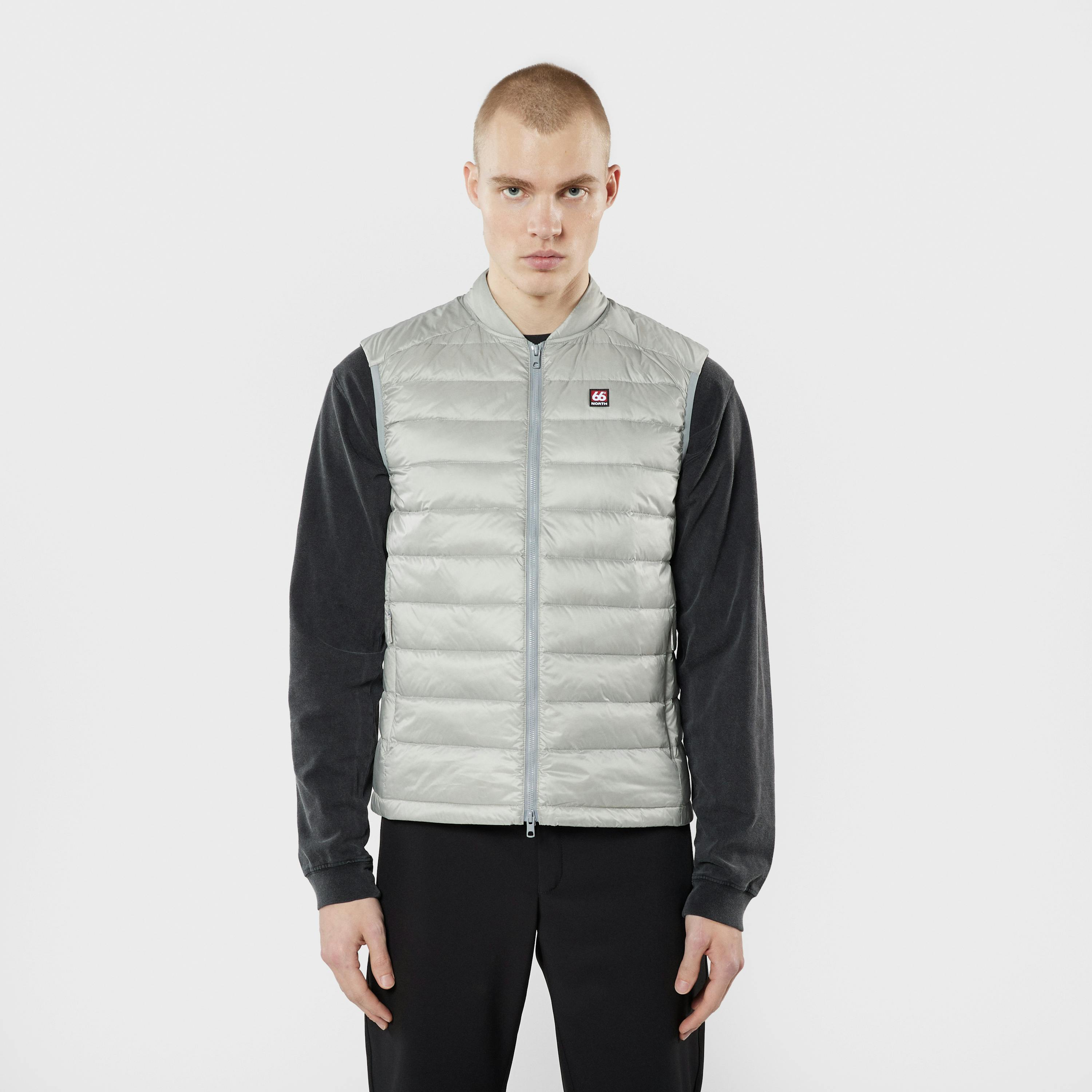 Men's Keilir Down Vest Grey Sky