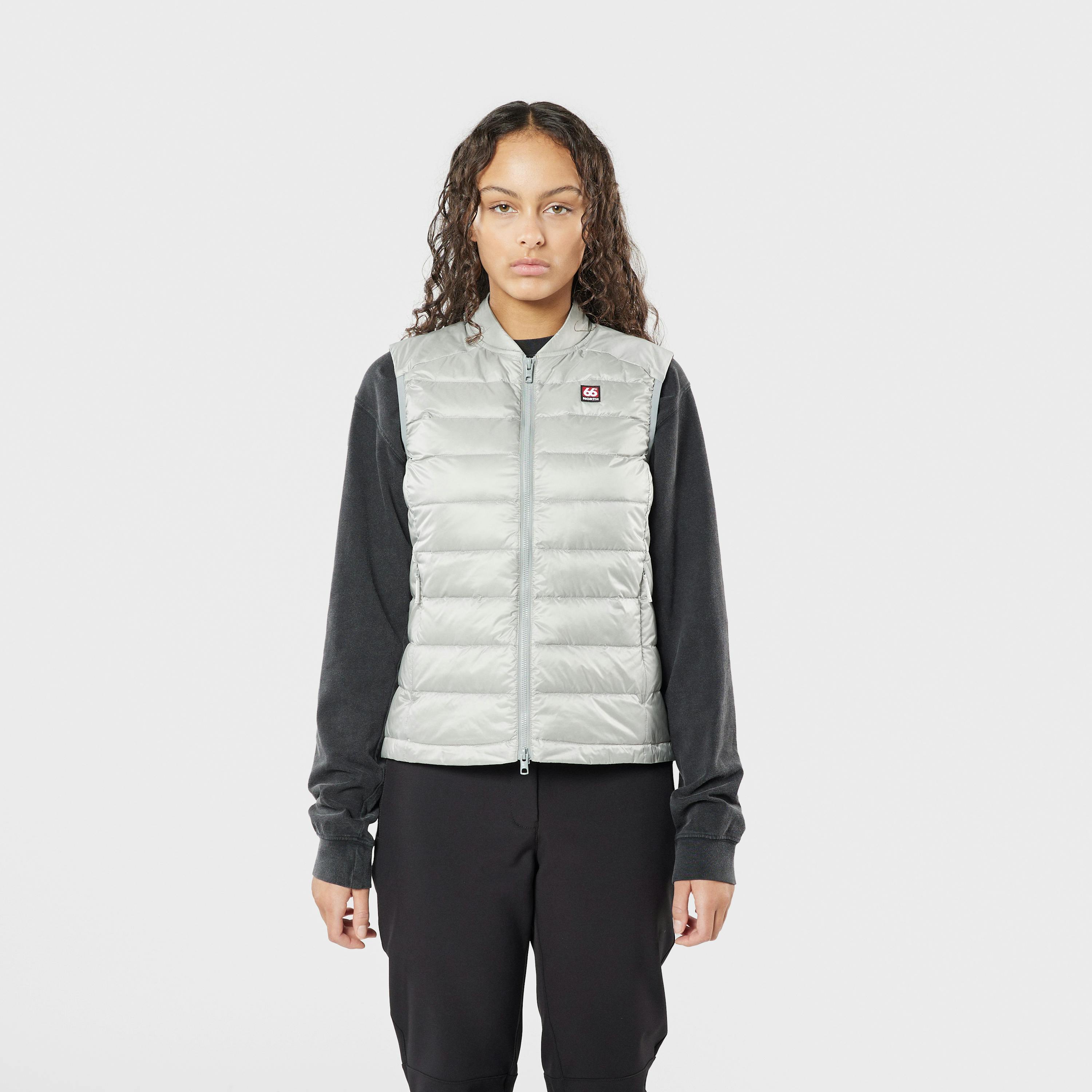 Women's Keilir Down Vest Grey Sky