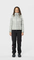 Woman's Keilir Hooded Down Jacket Grey Sky