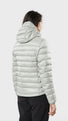 Woman's Keilir Hooded Down Jacket Grey Sky