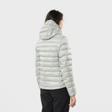 Woman's Keilir Hooded Down Jacket Grey Sky