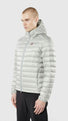 Men's Keilir Hooded Down Jacket Grey Sky