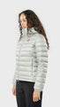 Woman's Keilir Hooded Down Jacket Grey Sky